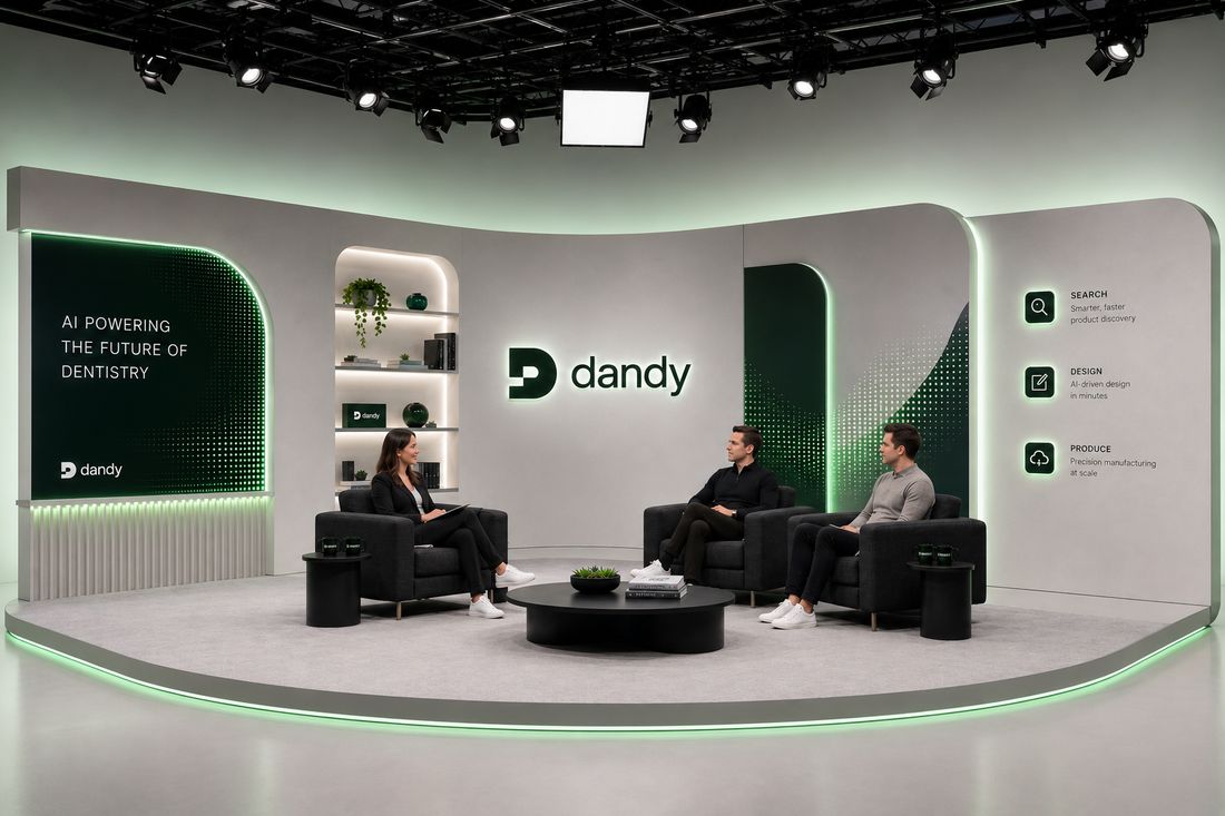 Concept rendering of a custom-built branded set on the SLFS stage