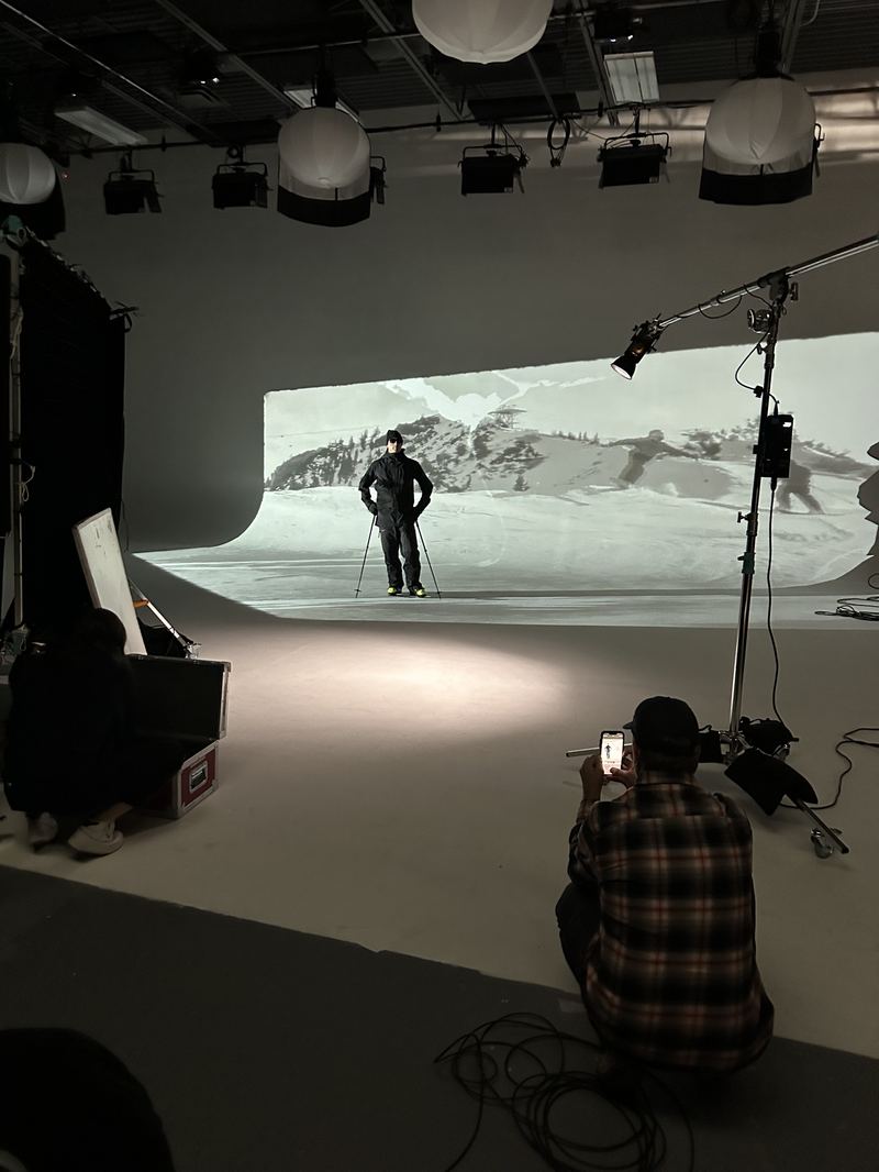 Projection shoot on the SLFS stage