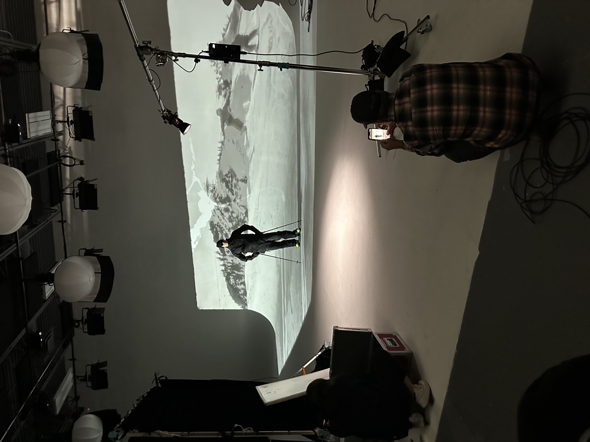 Projection shoot on the SLFS stage